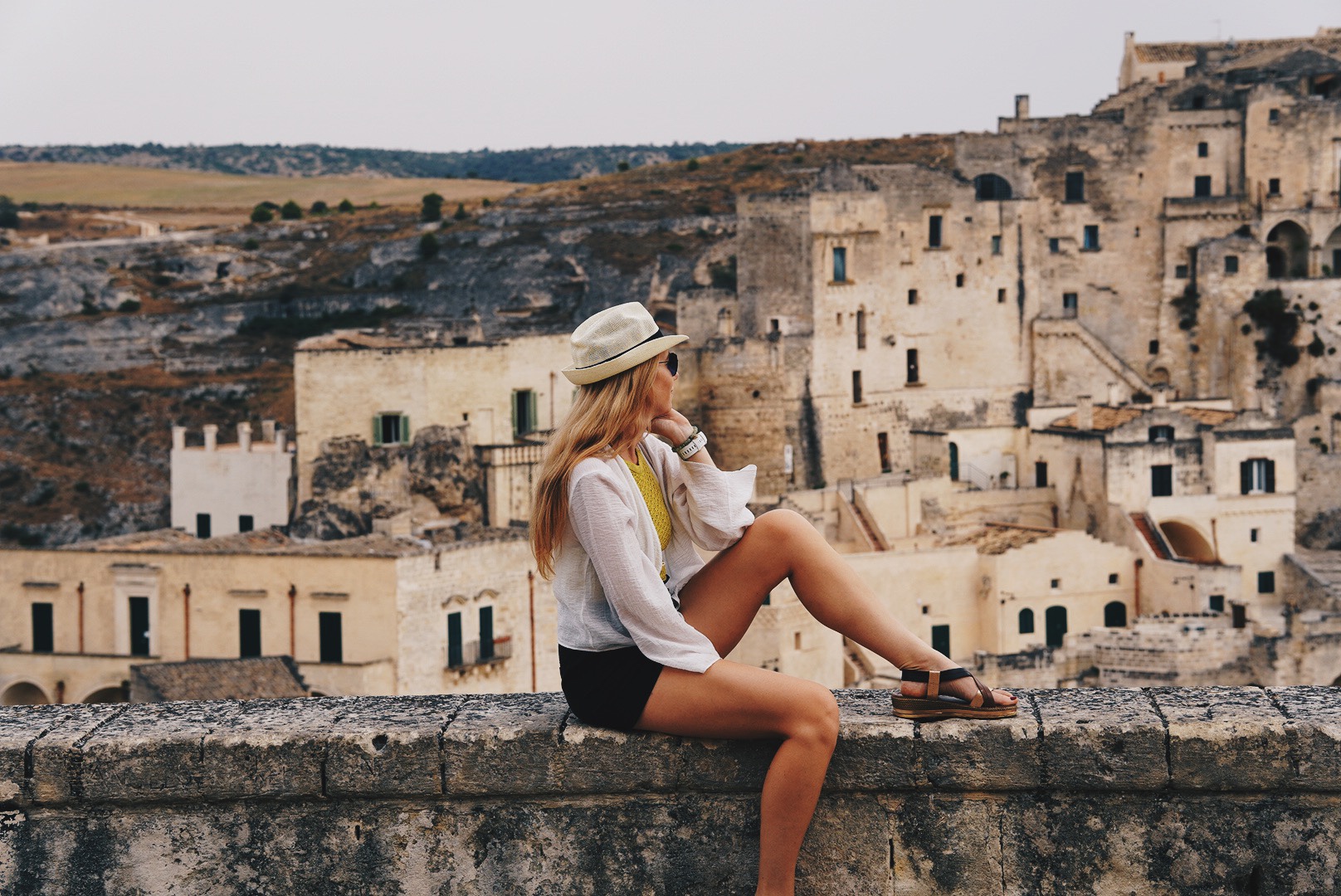 Kamienne miasto Matera - widok z punktu widokowego