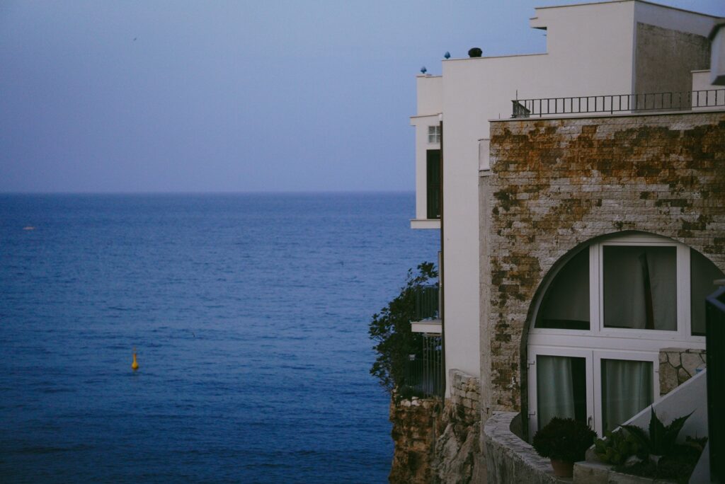 Punkt widokowy w Polignano a Mare