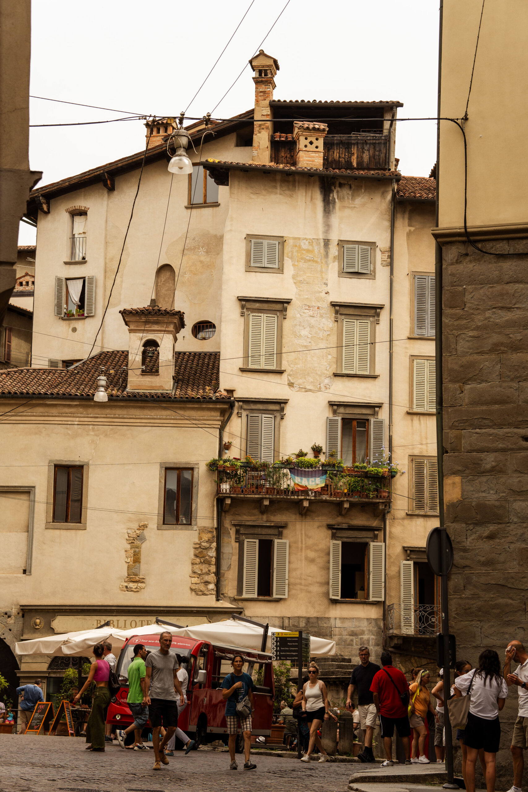 Klimatyczne ulice Górnego Miasta, Bergamo Città Alta