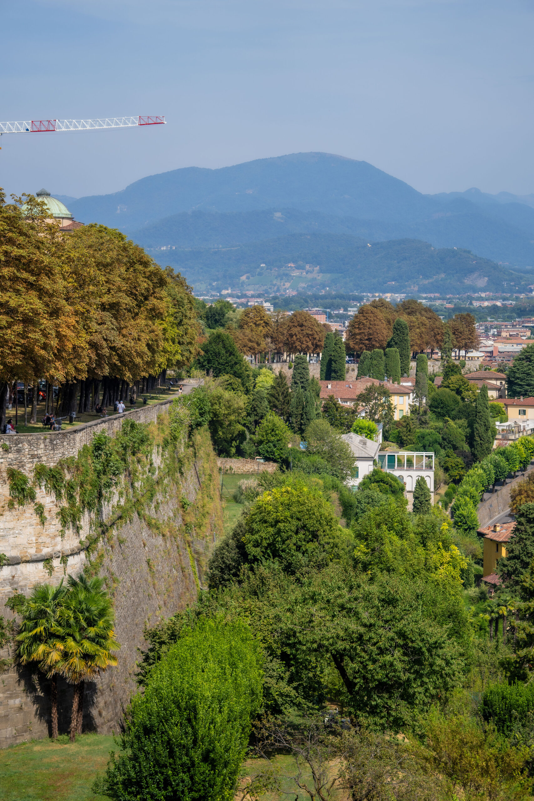 Weneckie Mury Bergamo otaczające górną część miasta (Città Alta)