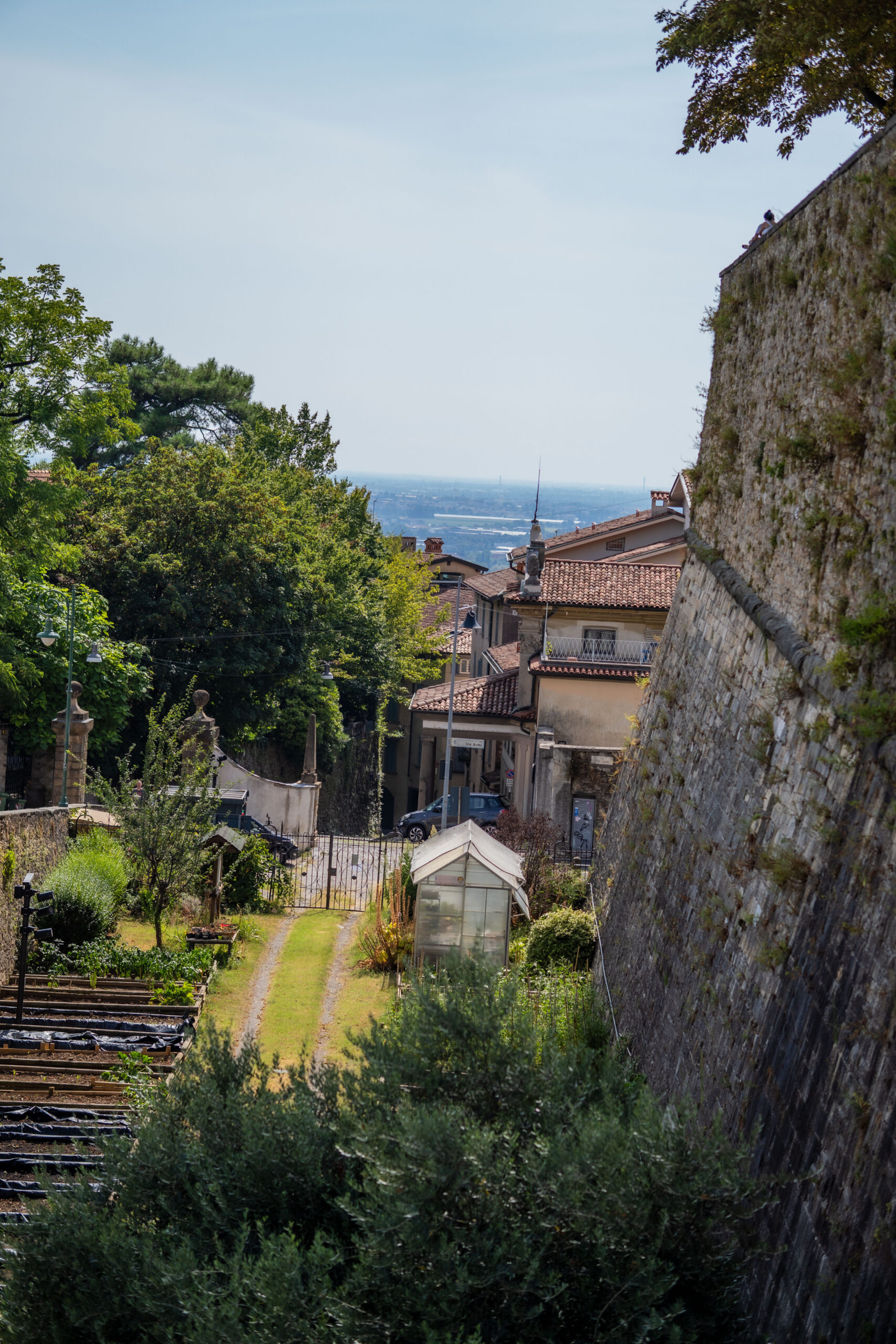 Weneckie Mury Bergamo otaczające górną część miasta (Città Alta)